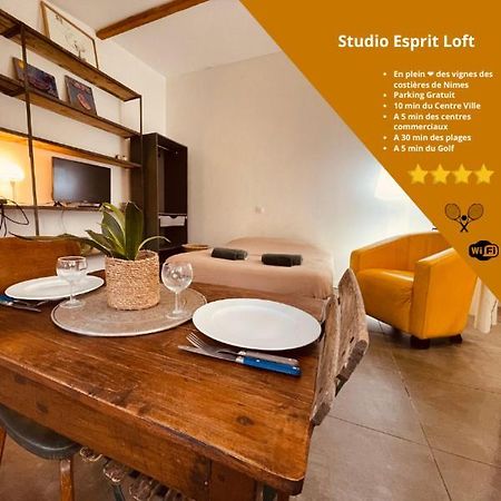 Charmant Studio Loft - Mas Bois Fontaine Nîmes Esterno foto